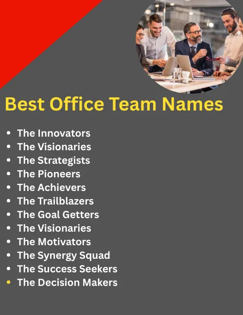 best office team names