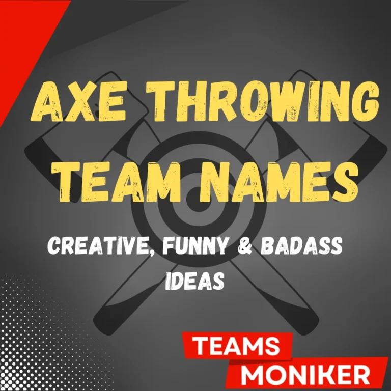 Axe Throwing Team Names