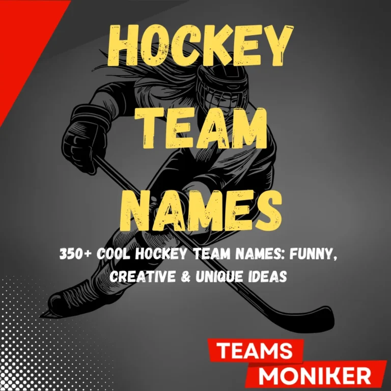 Hockey Team Names