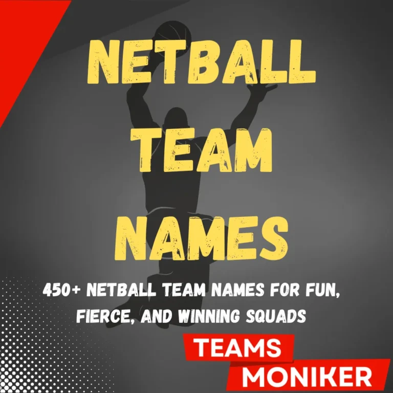 NetBall Team Names