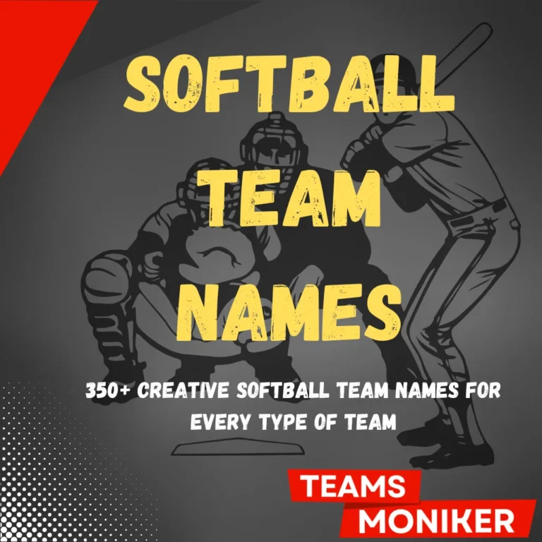 Softball Team Names