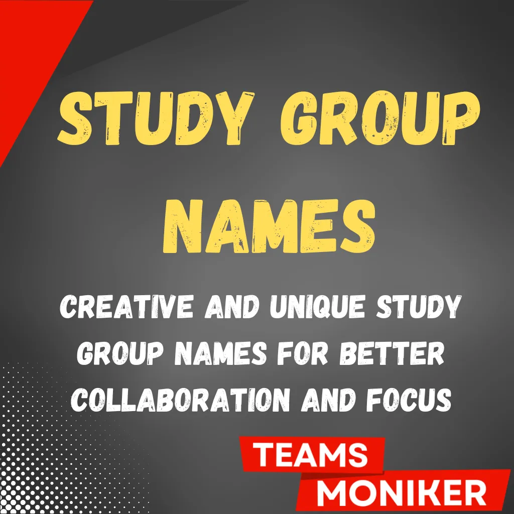 Study Group Names