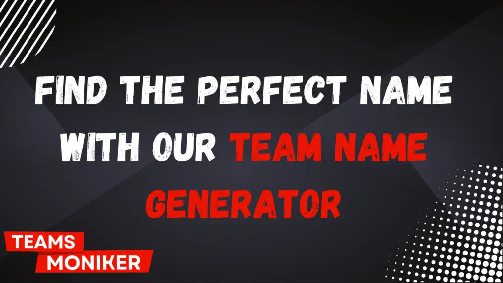 Team Name Generator