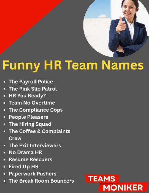 funny HR team names