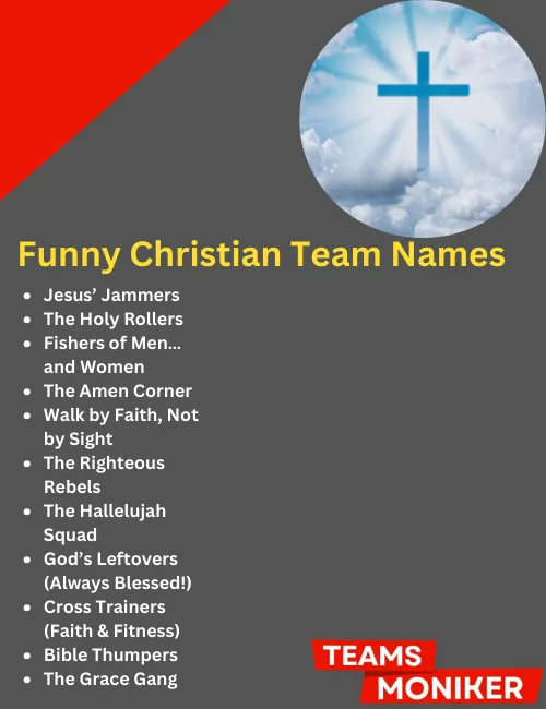 funny christian team names