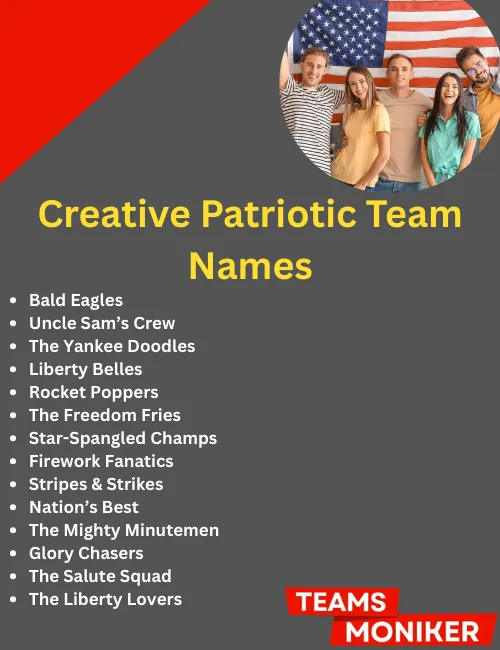 creative patriotic team names