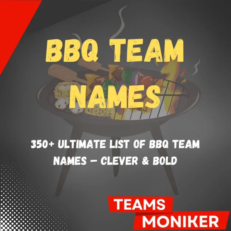 BBQ Team Names