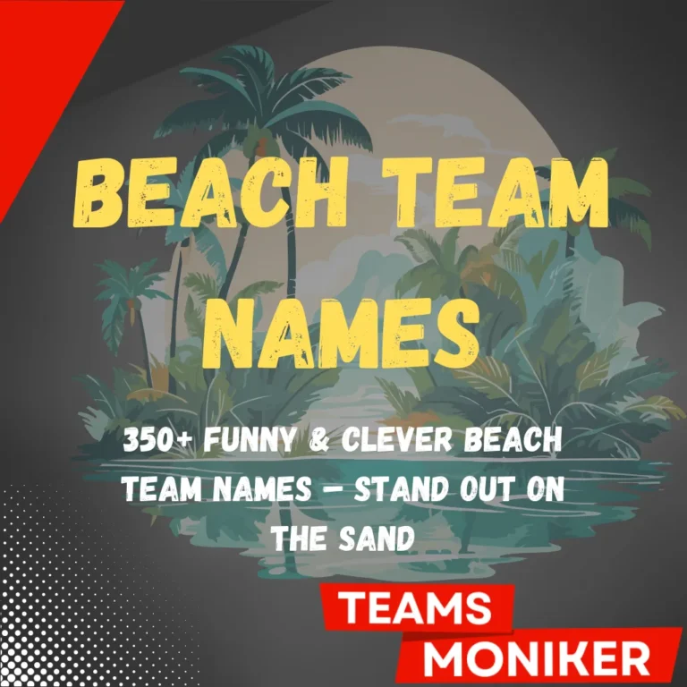 beach team names