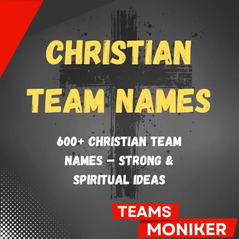 Christian Team Names