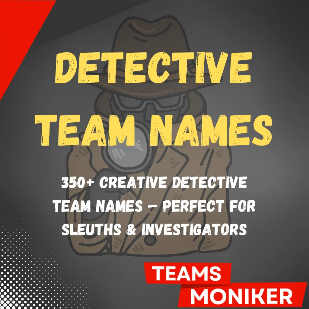 Detective Team Names