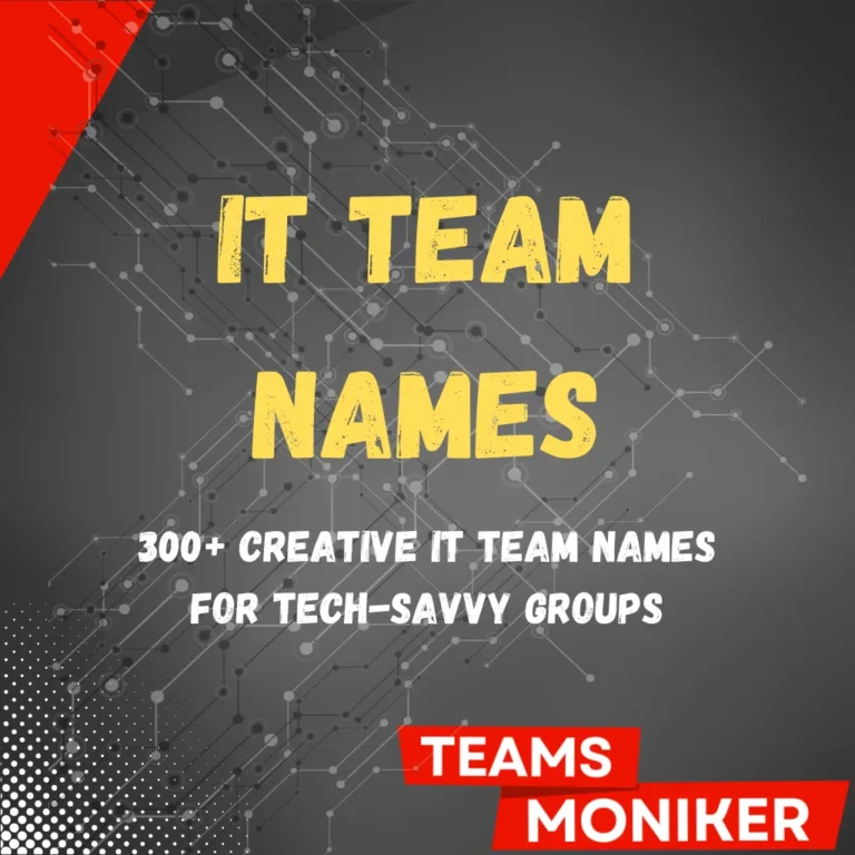 IT Team Names