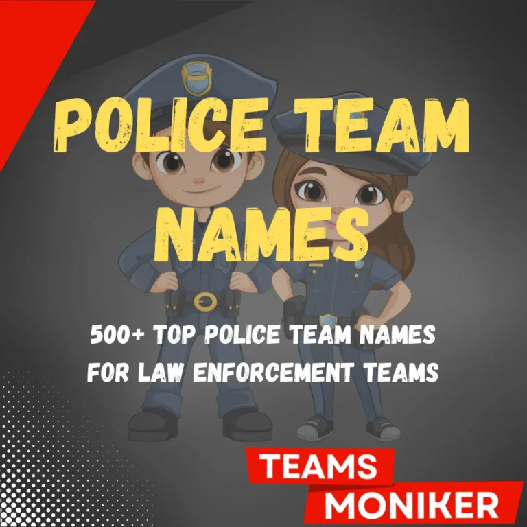 Police Team Names