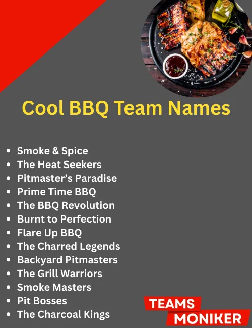 cool bbq team names