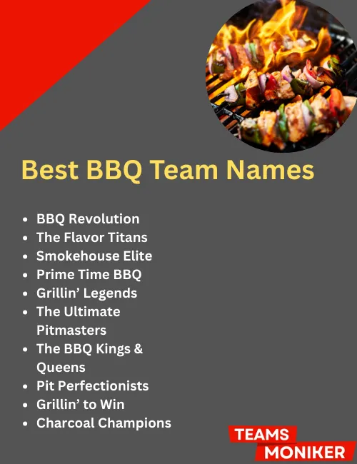 best bbq team names