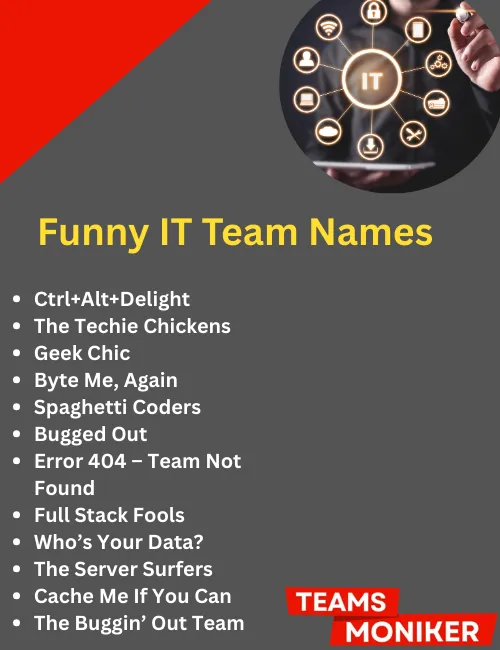 funny it teamnames