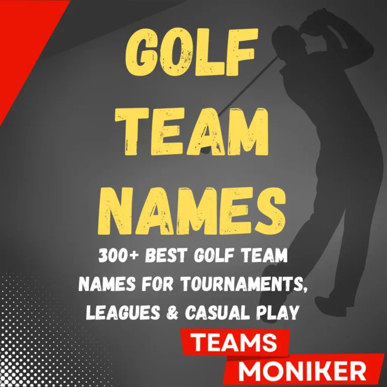 Golf Team Names