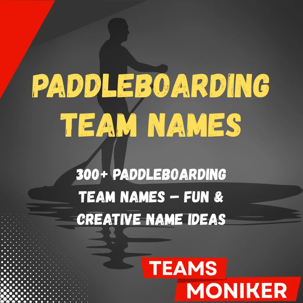 Paddleboarding Team Names