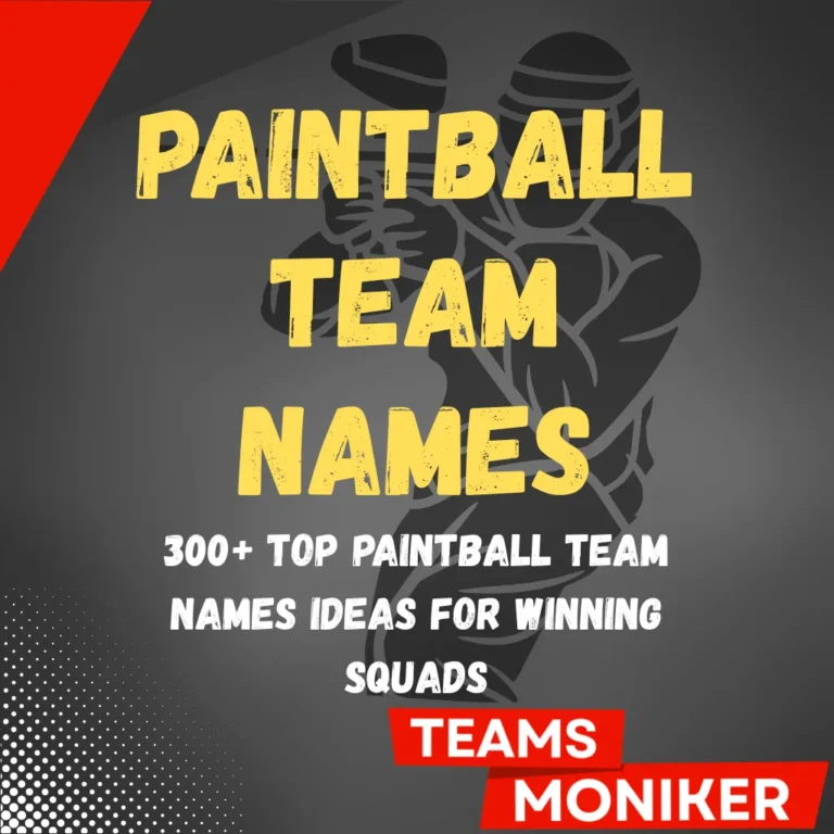 Paintball Team Names