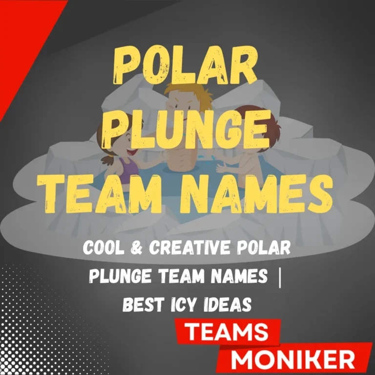 Polar Plunge Team Names