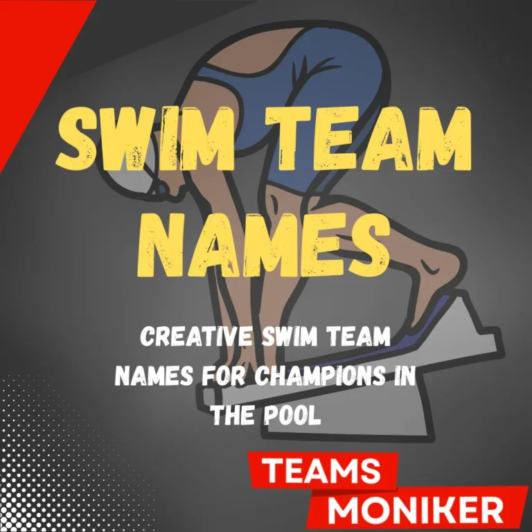 Swim Team Names