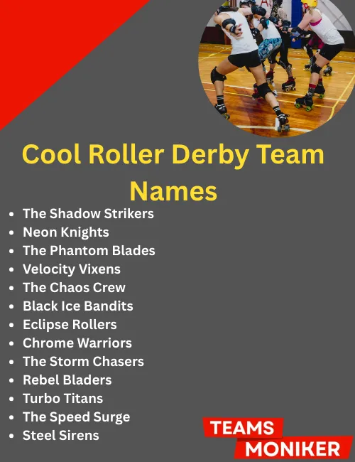 cool roller derby team names