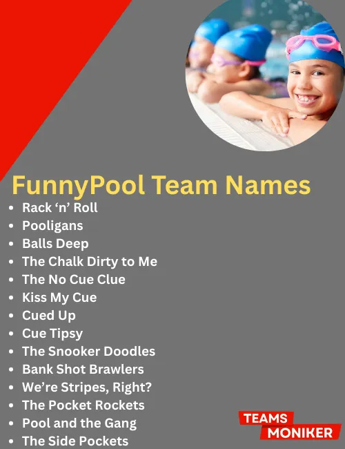 funny pool team names