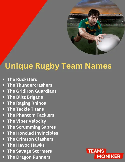 unique rugby team names