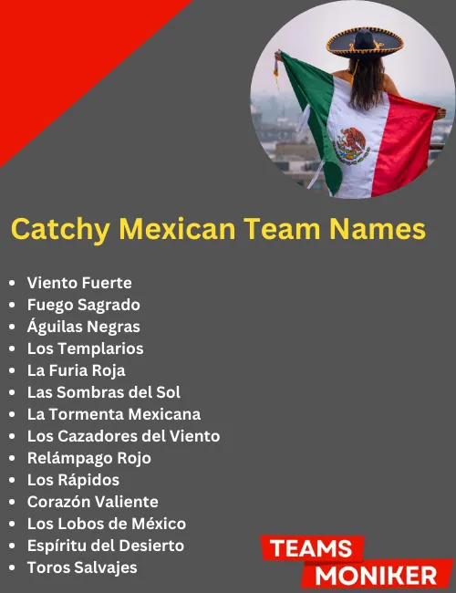 catchy mexican team names