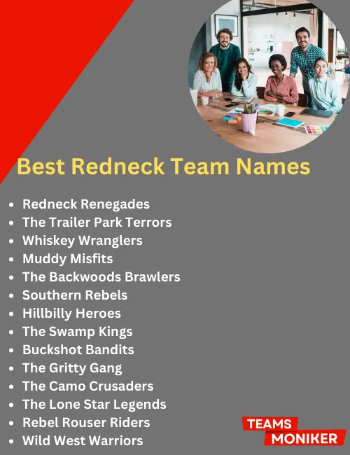 best redneck team names