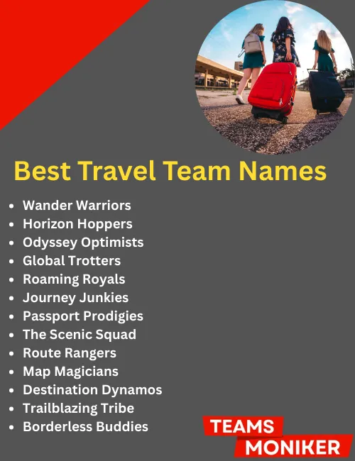 best travel team names