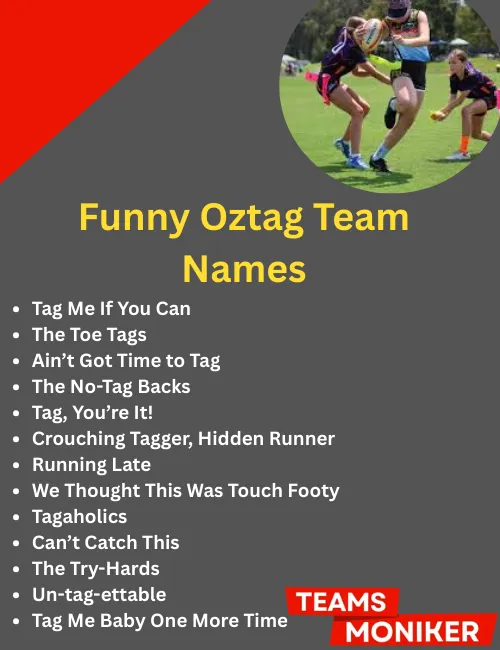 funny oztag team names