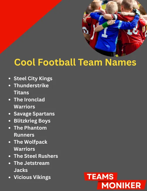 cool football team name