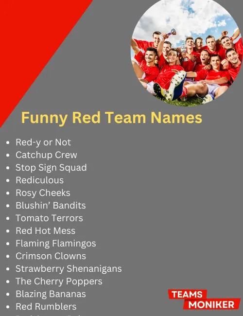 funny red team names