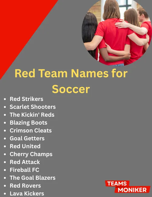red team names for soccer
