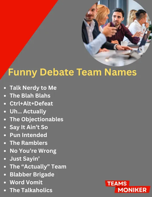 funny debate team names