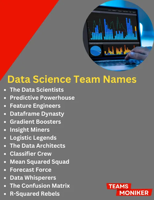 data science team names