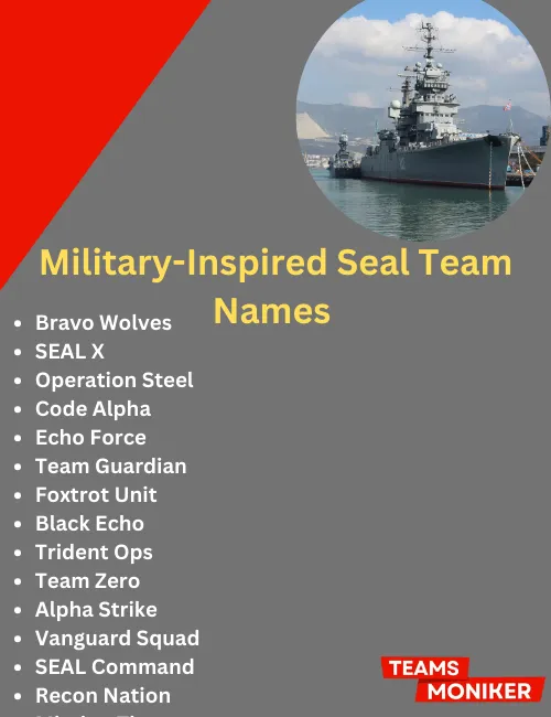 military inspired seal team names