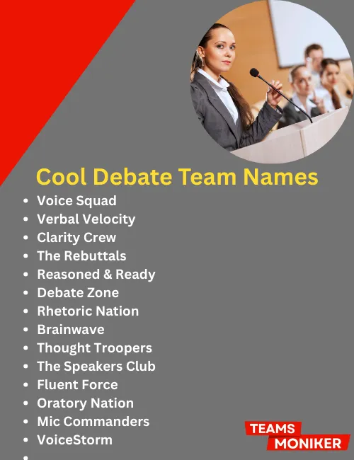 cool debate team names
