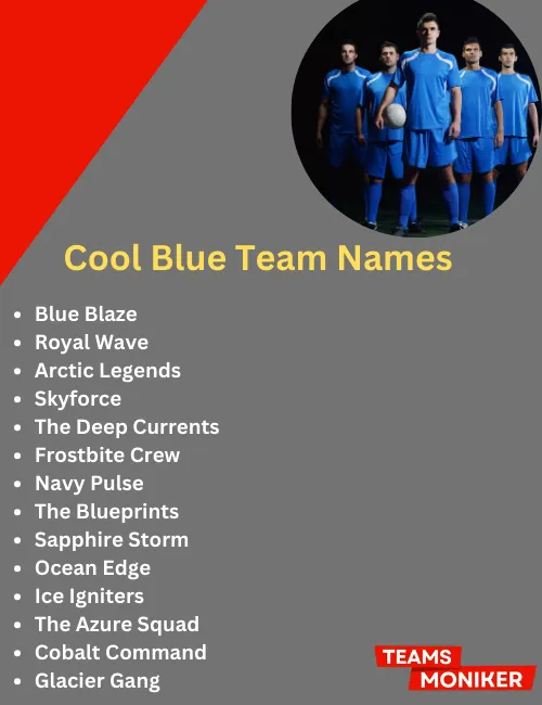 cool blue team names