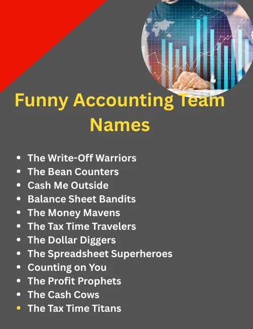 funny accounting team names