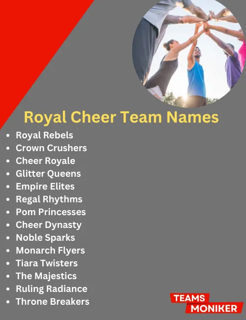 royal cheer team names