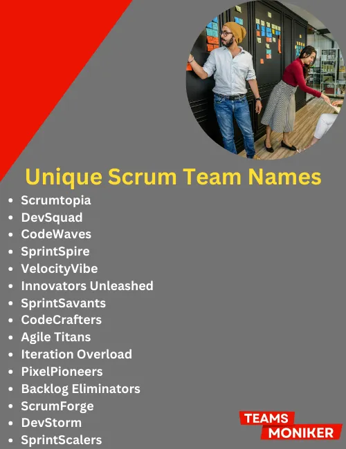unique scrum team names