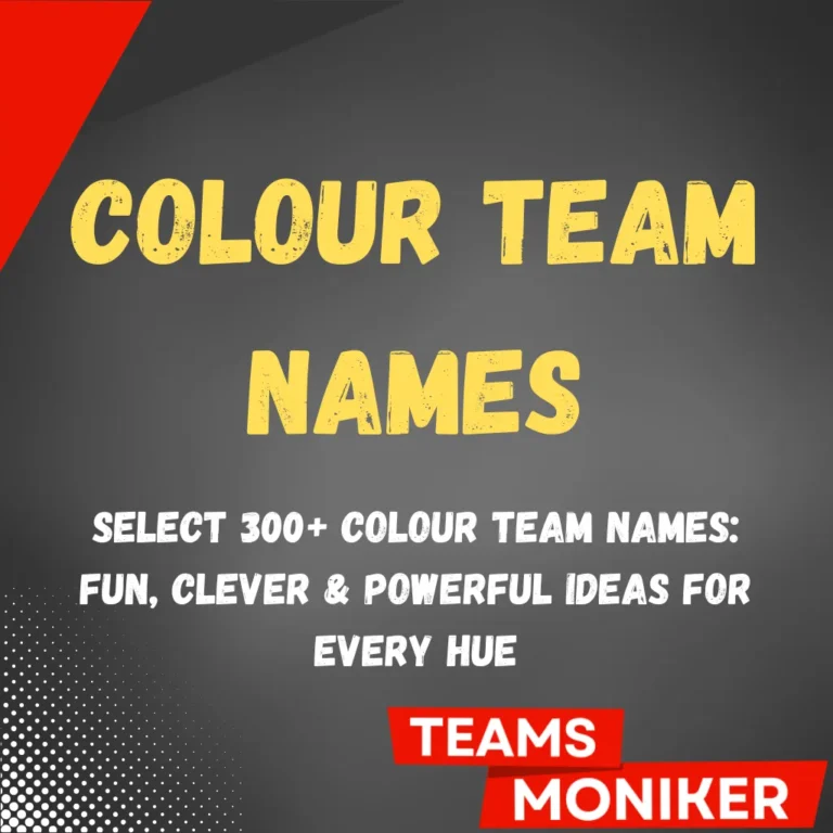 Colour Team Names