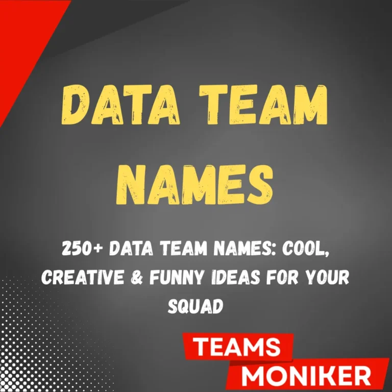 Data Team Names