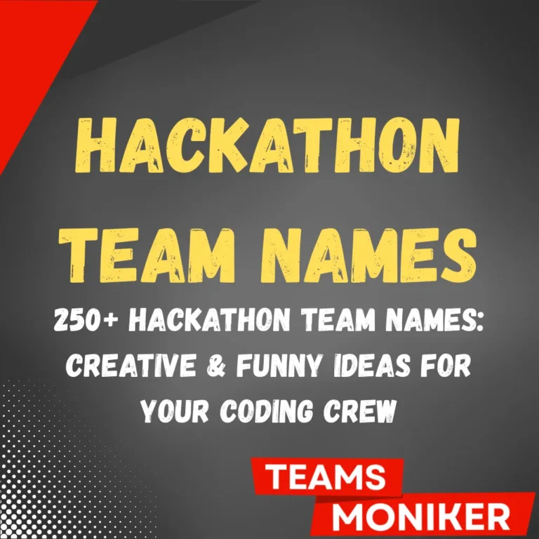 Hackathon Team Names