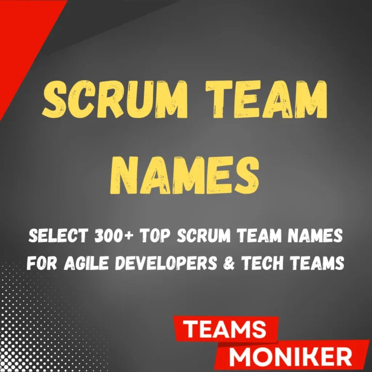 Scrum Team Names