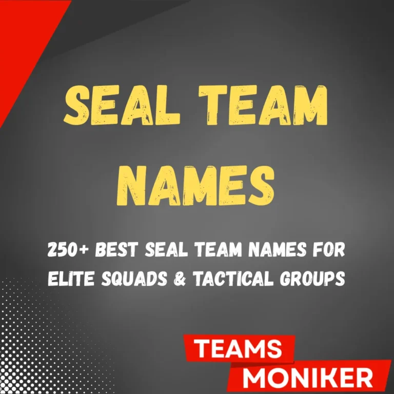 Seal Team Names