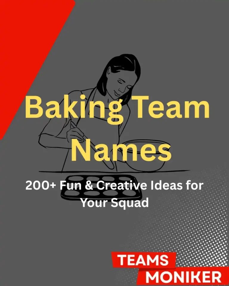 Baking Team Names