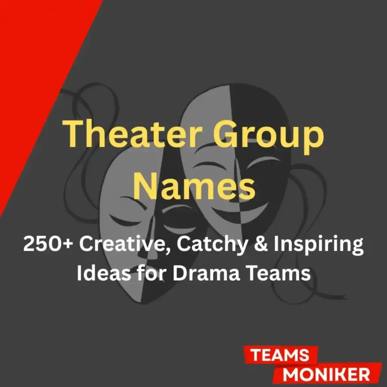 Theater Group Names