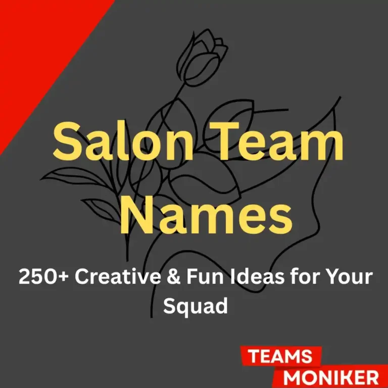 Salon Team Names